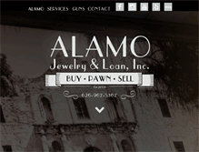 Tablet Screenshot of alamojewelryandloan.com